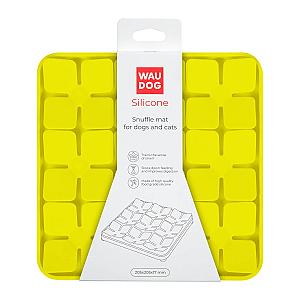 Опис Килимок для пошуку корму WAUDOG Silicone, 205х205х17 мм, жовтий