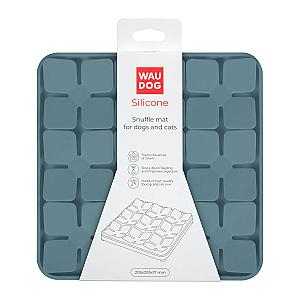Килимок для пошуку корму WAUDOG Silicone, 205х205х17 мм, сірий