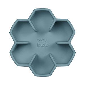 Миска для повільного харчування WAUDOG Silicone, 450 мл, сіра