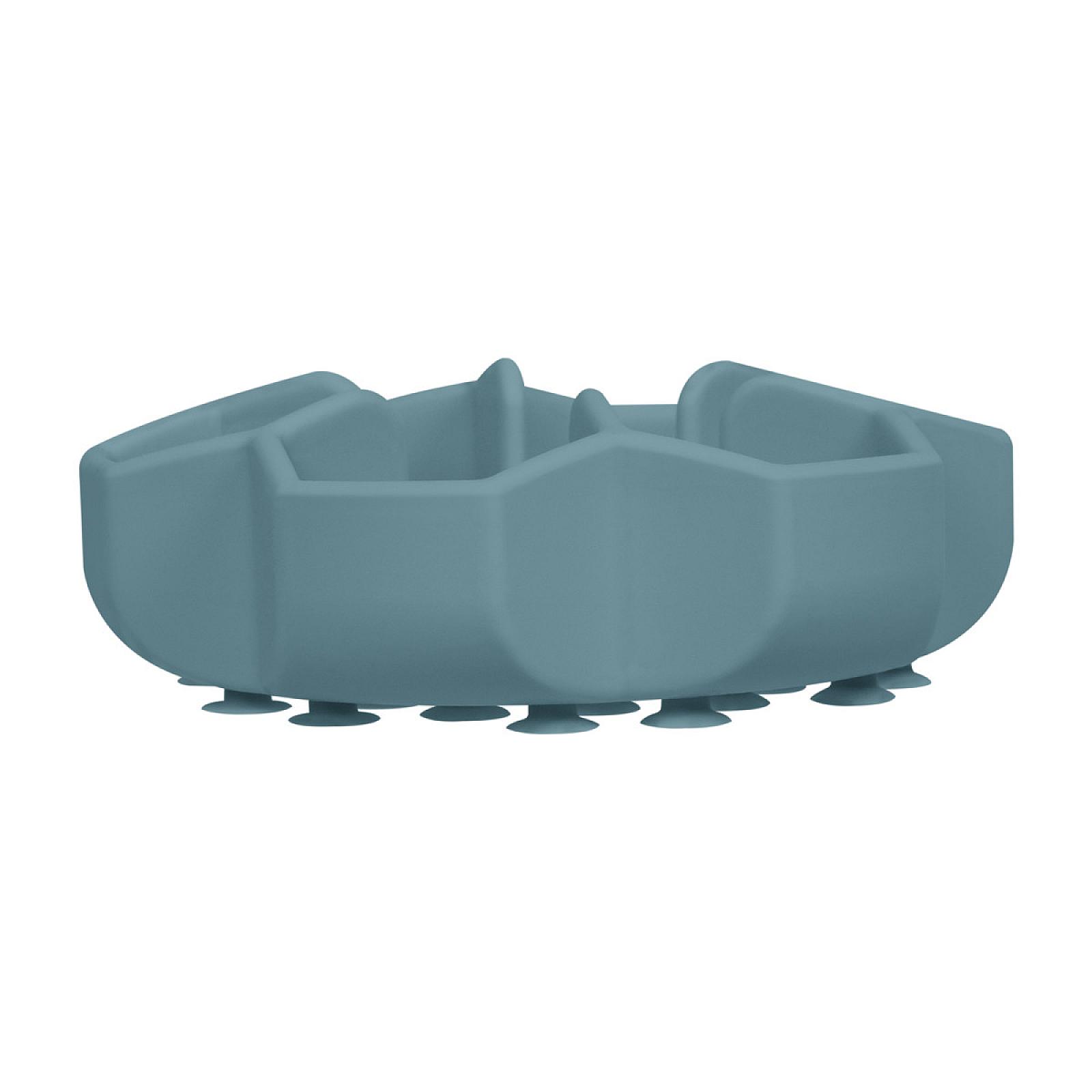 Миска для повільного харчування WAUDOG Silicone, 450 мл, сіра