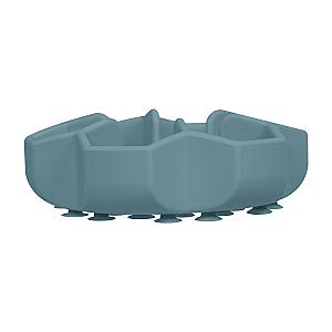 Миска для повільного харчування WAUDOG Silicone, 450 мл, сіра
