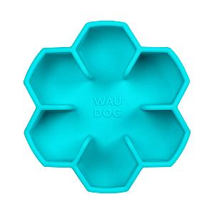 Миска для повільного харчування WAUDOG Silicone, 750 мл, блакитна