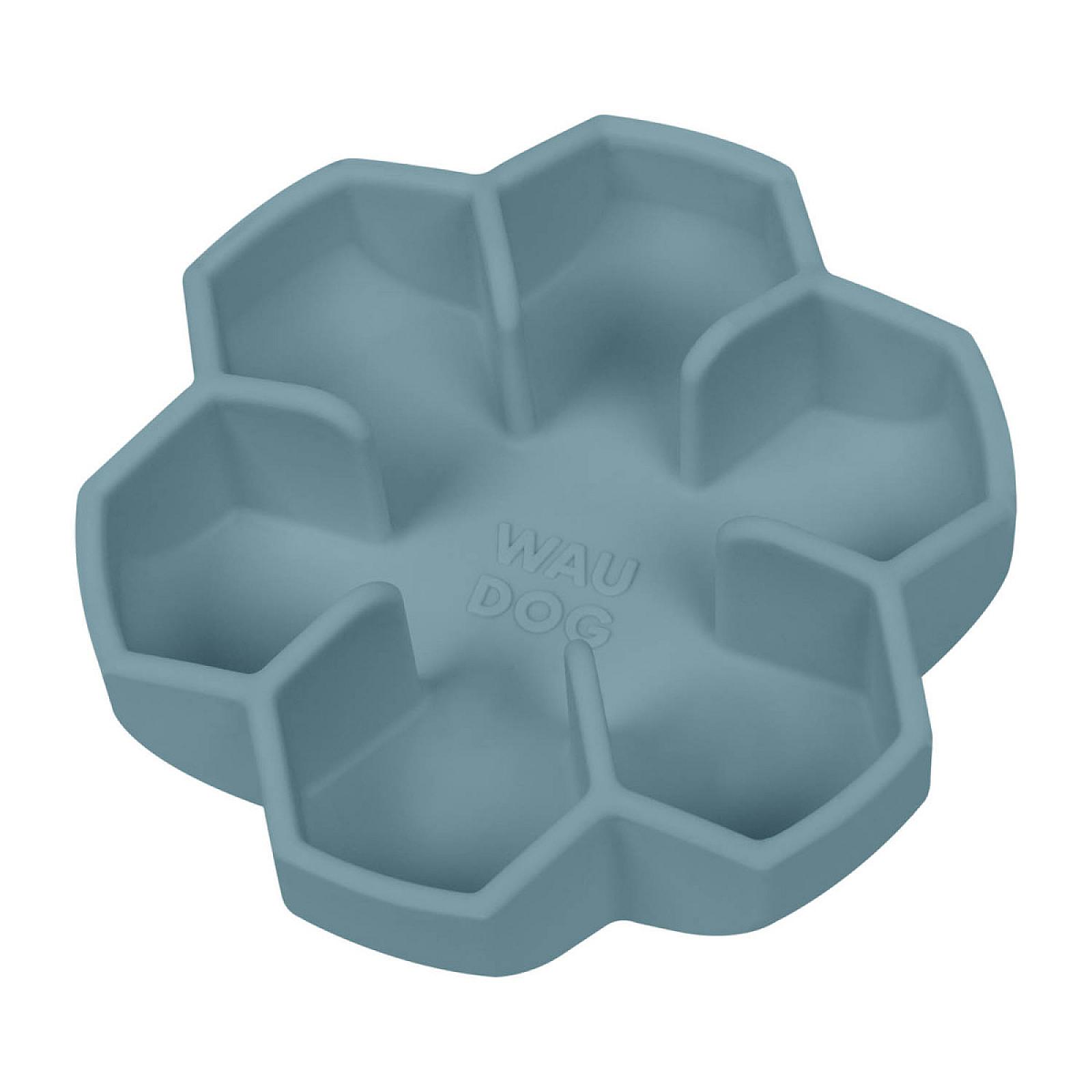 Миска для повільного харчування WAUDOG Silicone, 750 мл, сіра