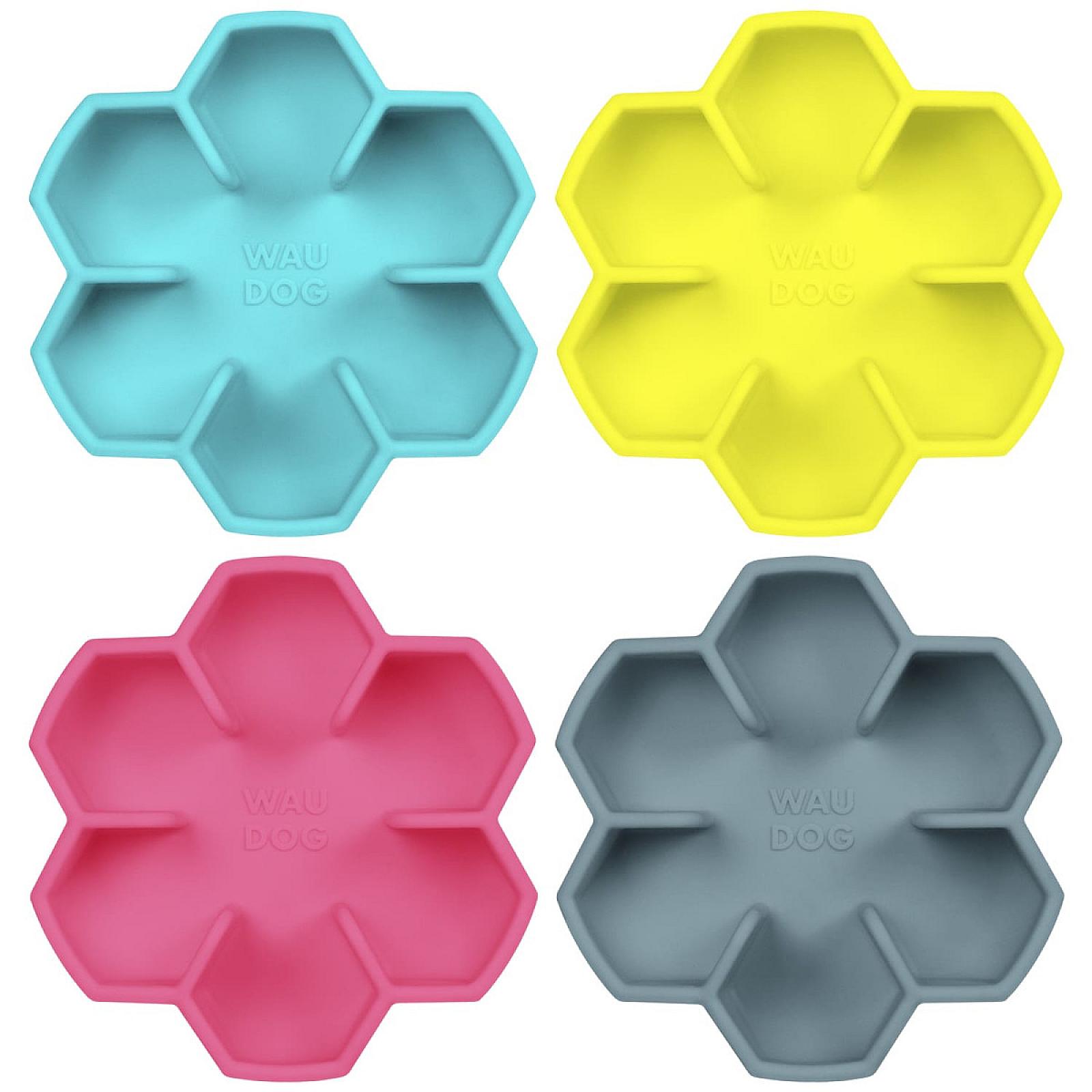Миска для повільного харчування WAUDOG Silicone, 750 мл, сіра