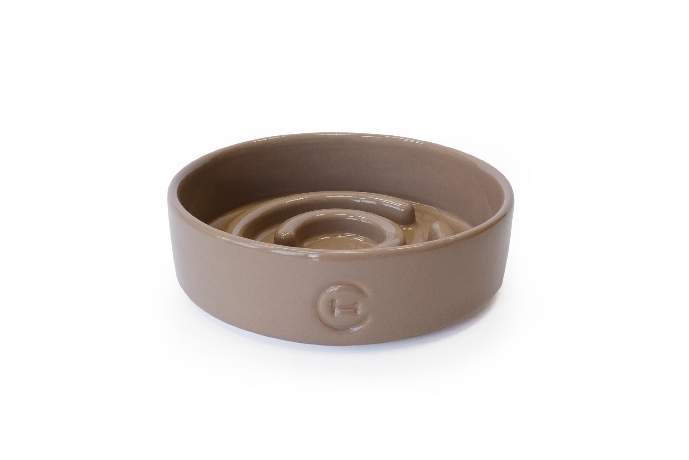 Керамічна миска для повільного годування для собак Cacao Ceramic Slow Feeder
