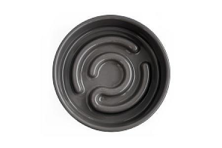 Керамічна миска для повільного годування для собак Graphite Ceramic Slow Feeder