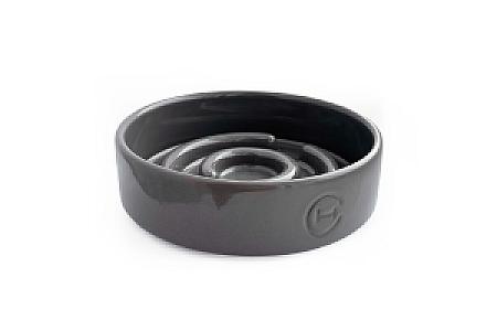Керамічна миска для повільного годування для собак Graphite Ceramic Slow Feeder