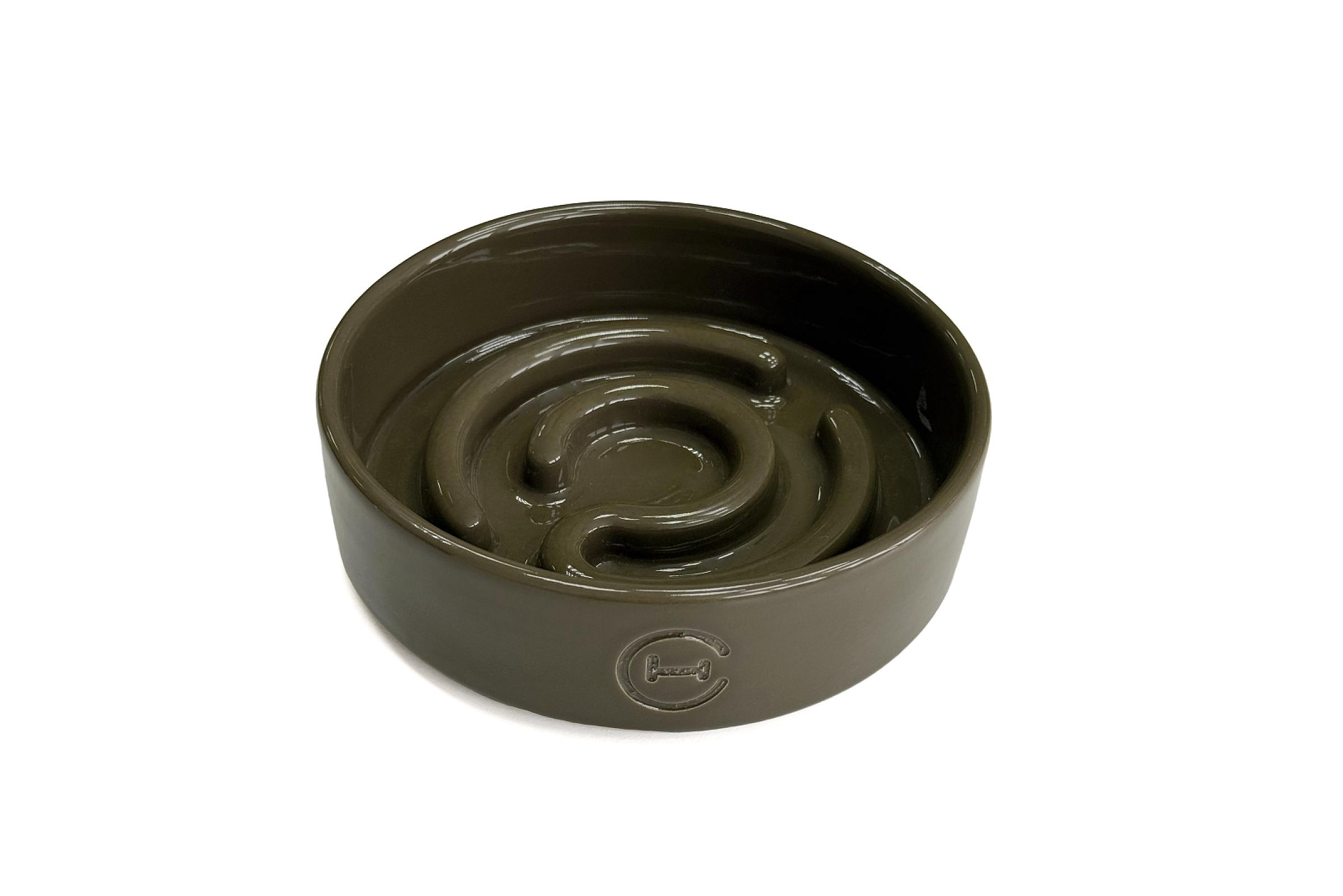 Керамічна миска для повільного годування для собак Olive Ceramic Slow Feeder