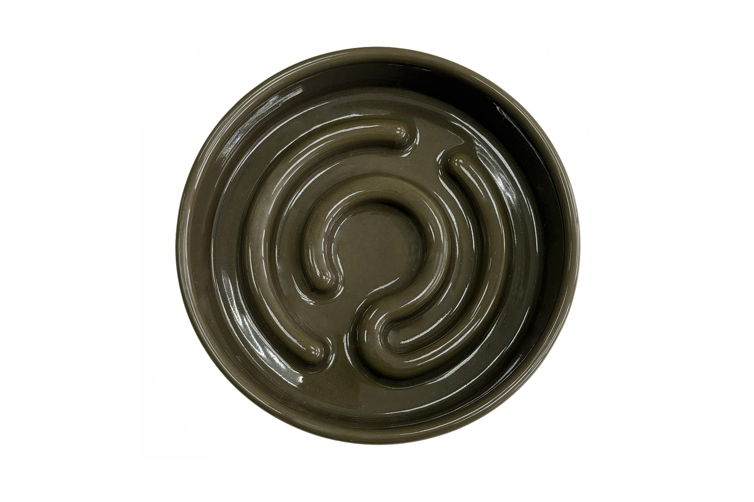 Керамічна миска для повільного годування для собак Olive Ceramic Slow Feeder