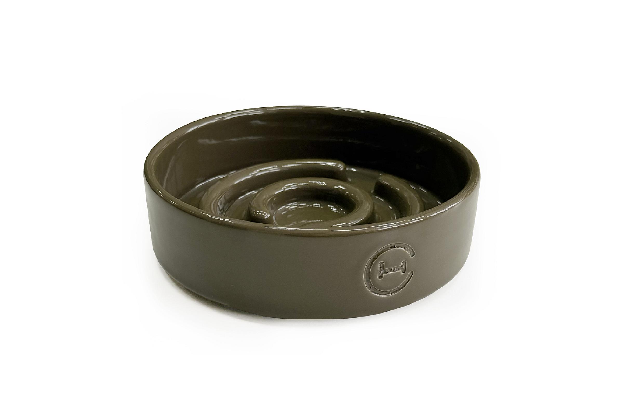 Керамічна миска для повільного годування для собак Olive Ceramic Slow Feeder