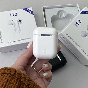 Бездротові навушники TWS i12 (Білий)
