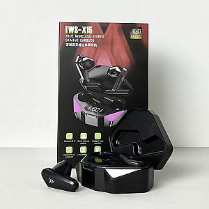 Бездротові навушники X15 series, Gaming EarBuds , Smart Case (Чорний)