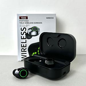 Бездротові навушники YD03 series, EarBuds, Smart Case (Чорний)