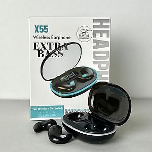 Бездротові навушники X55 series, Extra Bass, Smart Case (Чорний)