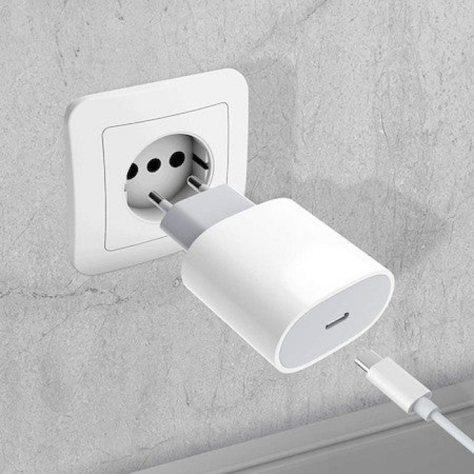 Мережевий зарядний пристрій 20W USB-C (без упаковки) NL