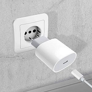 Мережевий зарядний пристрій 20W USB-C (без упаковки) NL