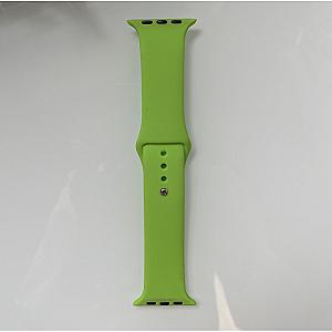 Силіконовий ремінець для розумного годинника Smart Watch 38/40 (Салатовий)