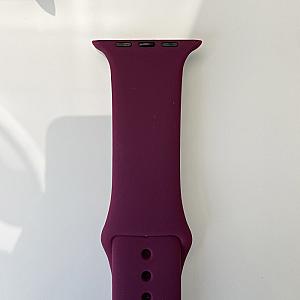 Силіконовий ремінець для розумного годинника Smart Watch 42/44 (Бордовий)