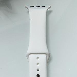 Силіконовий ремінець для розумного годинника Smart Watch 42/44 (Білий)