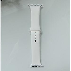 Силіконовий ремінець для розумного годинника Smart Watch 42/44 (Білий)
