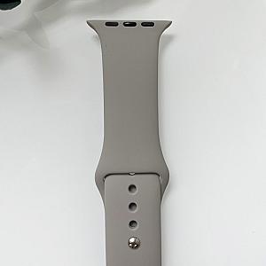 Силіконовий ремінець для розумного годинника Smart Watch 42/44 (Сірий)