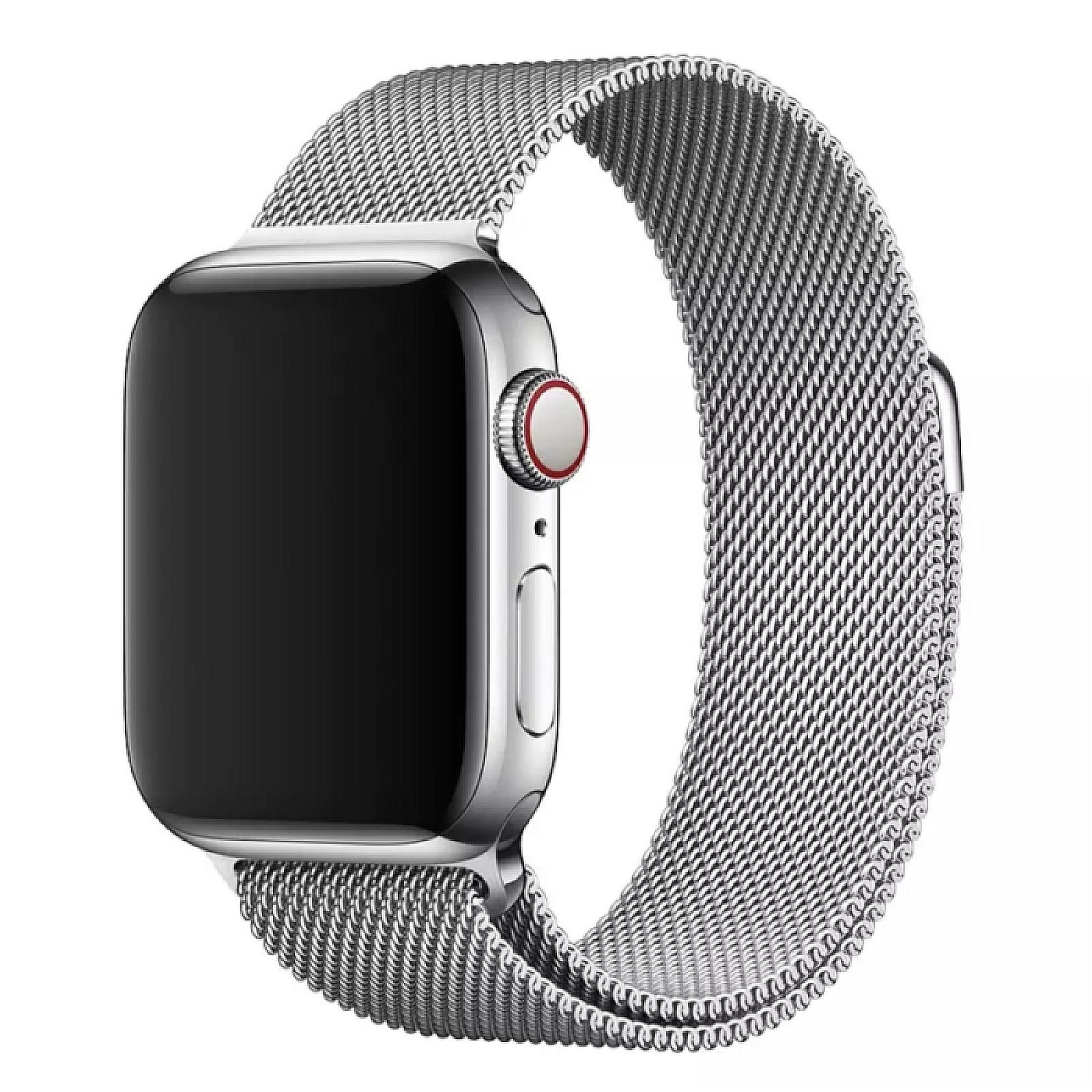 Ремінець для розумного годинника Smart Watch 42/44 Міланська петля (Срібло)