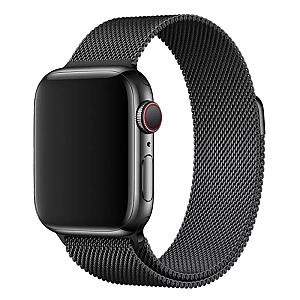 Ремінець для розумного годинника Smart Watch 42/44 Міланська петля (Чорний)