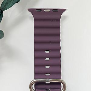 Силіконовий ремінець для Smart Watch Ocean Band 42/44/45/49 (Сливовий)