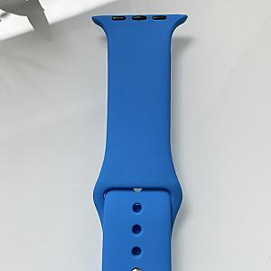 Силіконовий ремінець для розумного годинника Smart Watch 38/40 (Синій)