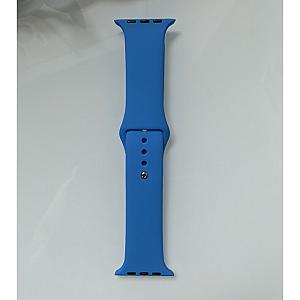 Силіконовий ремінець для розумного годинника Smart Watch 38/40 (Синій)