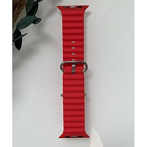 Силіконовий ремінець для Smart Watch Ocean Band 42/44/45/49 (Червоний)