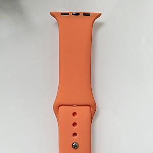Силіконовий ремінець для розумного годинника Smart Watch 42/44 (Помаранчевий)