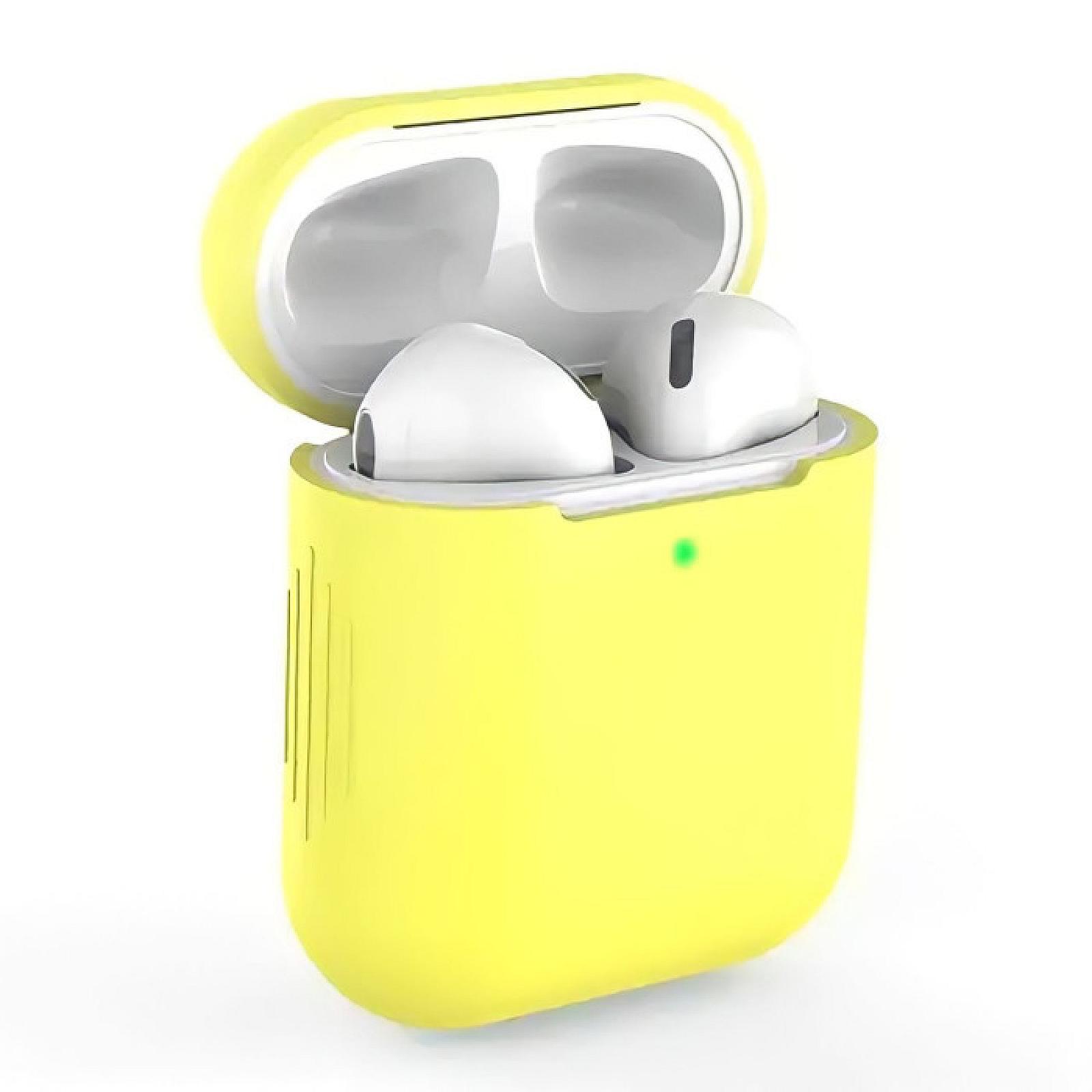 Силіконовий чохол для навушників pods 2 (Жовтий)