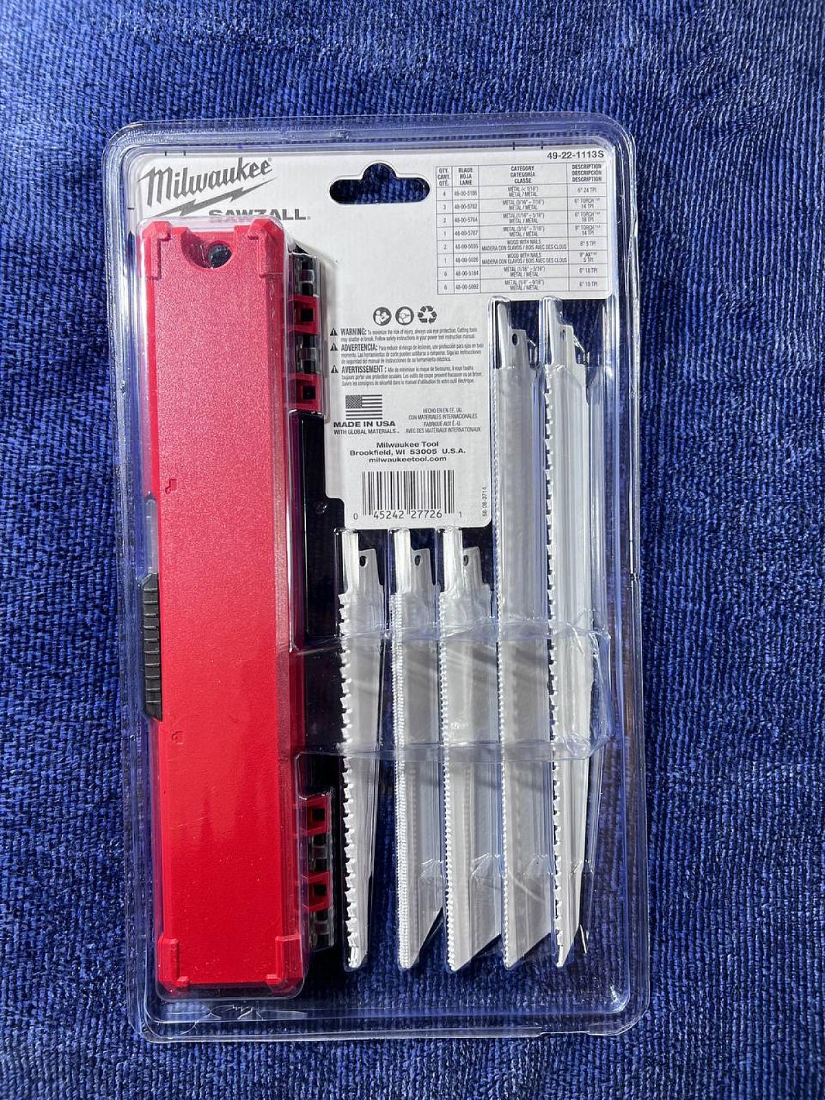 Набір полотен для шабельної пилки Milwaukee 49-22-1113S