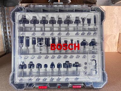 Набор фрез Bosch 2607017474, по дереву, 1/4 (6мм), 30 шт