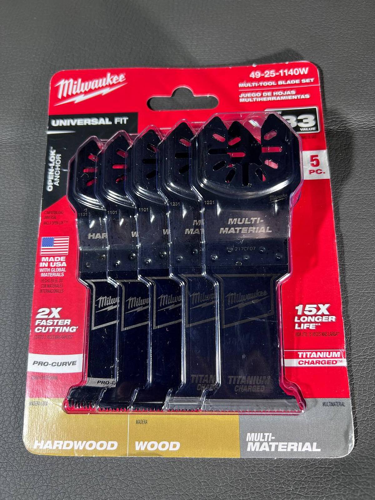 Набір полотен для реноватора Milwaukee 49-25-1140W