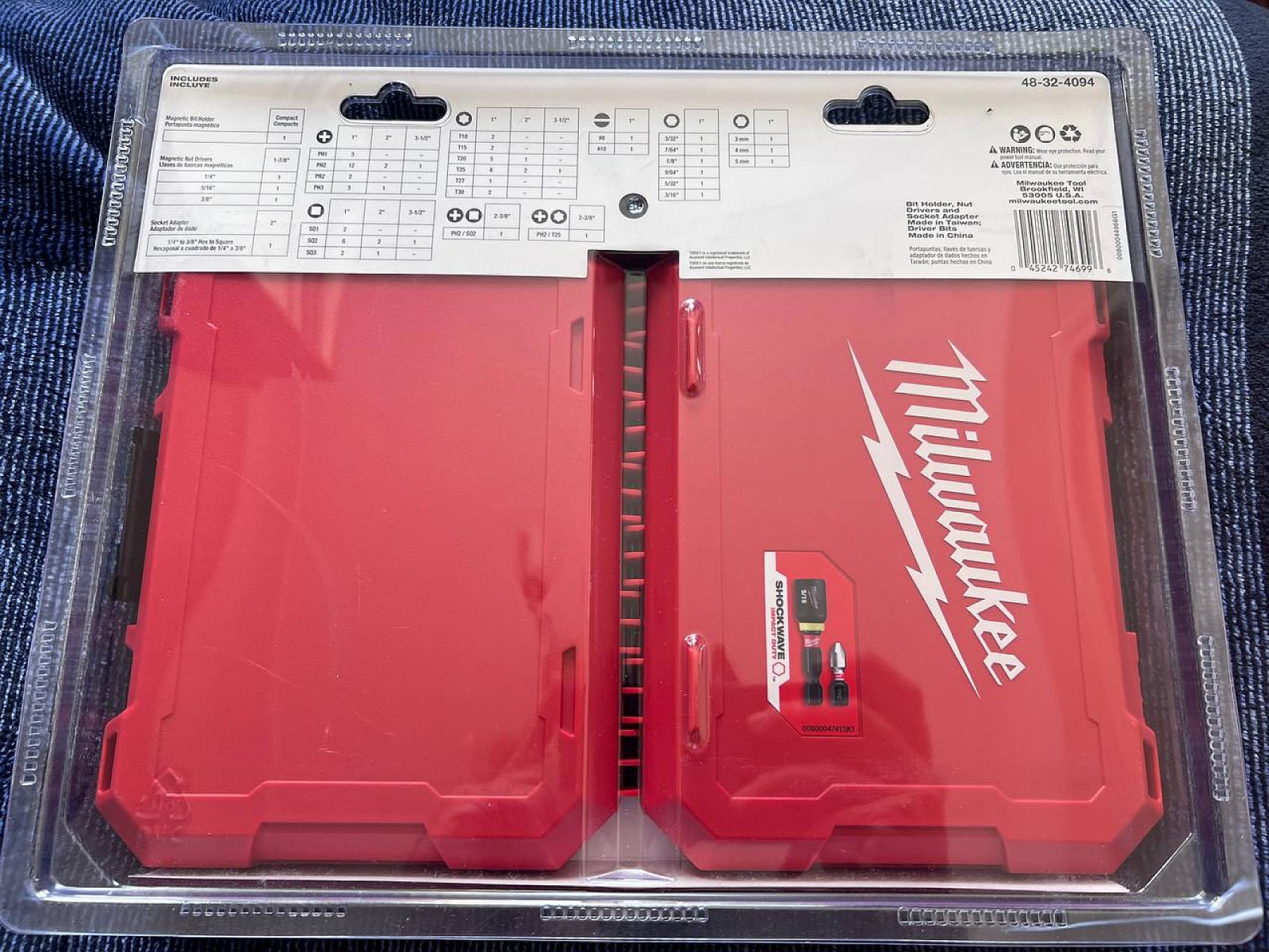 Набор бит Milwaukee Shockwave Impact Duty 80PC (48-32-4094)