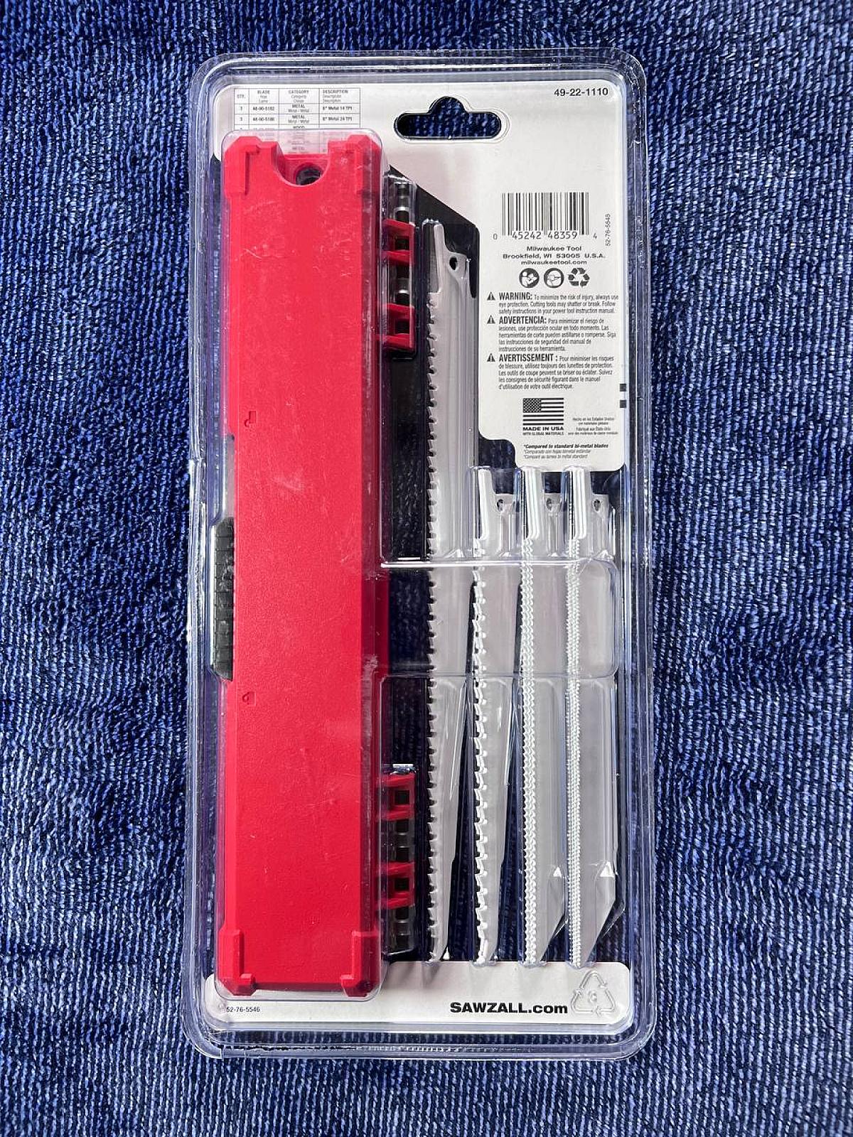 Набор полотен для сабельной пилы Milwaukee 49-22-1110