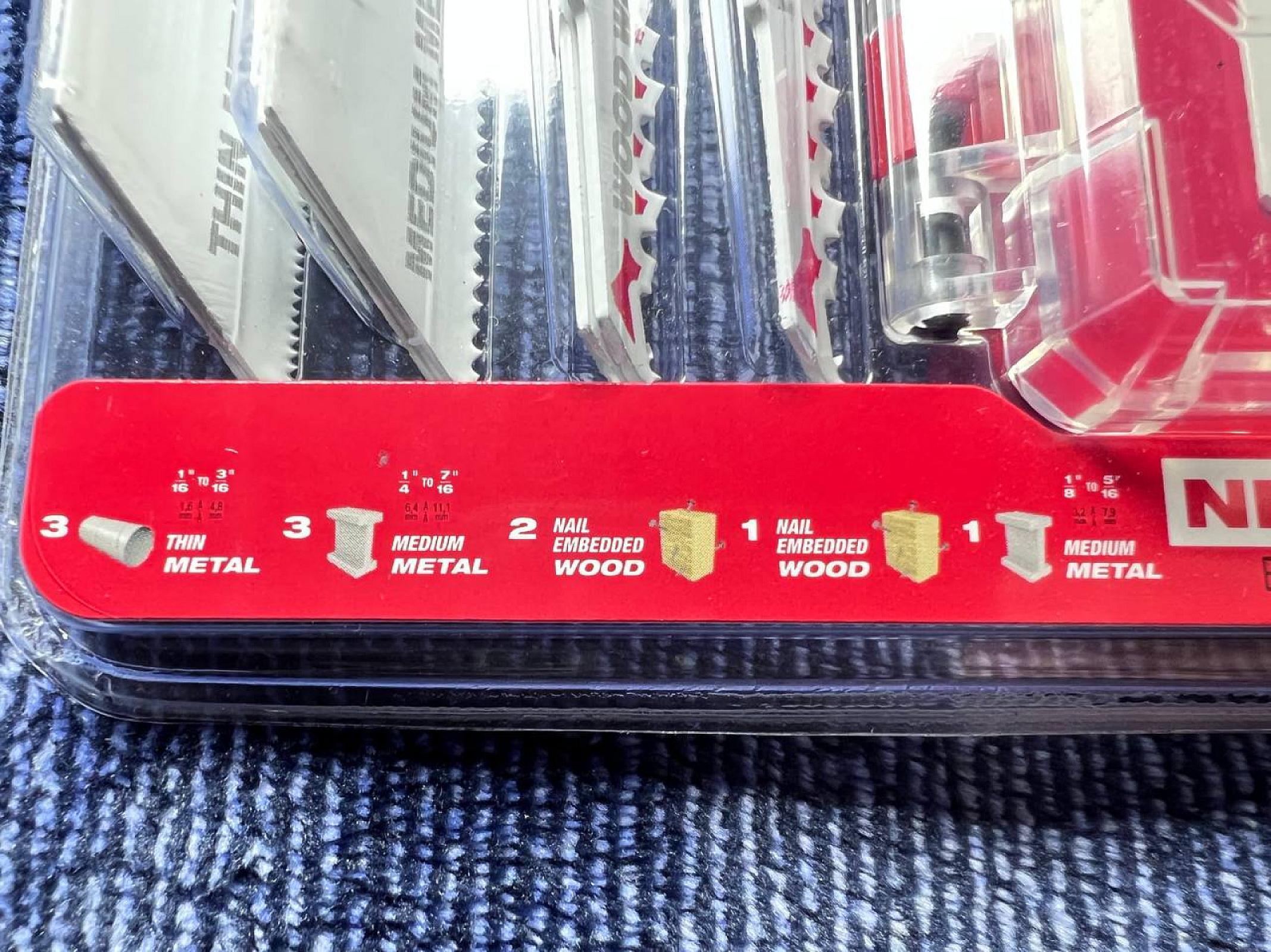 Набор полотен для сабельной пилы Milwaukee 49-22-1110