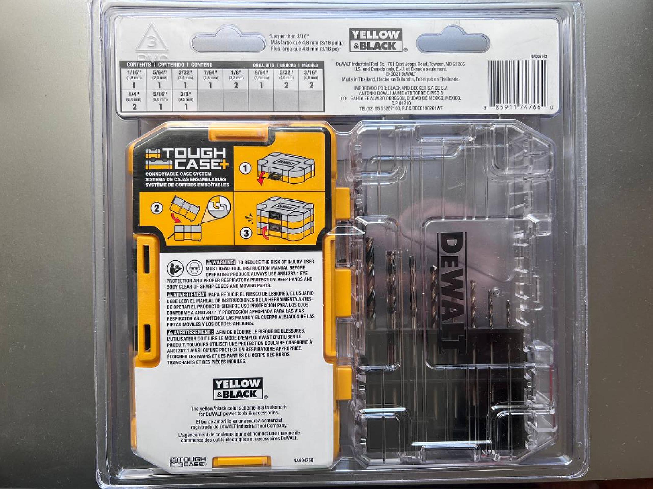 Свердла Dewalt DWA1195 (15pcs)