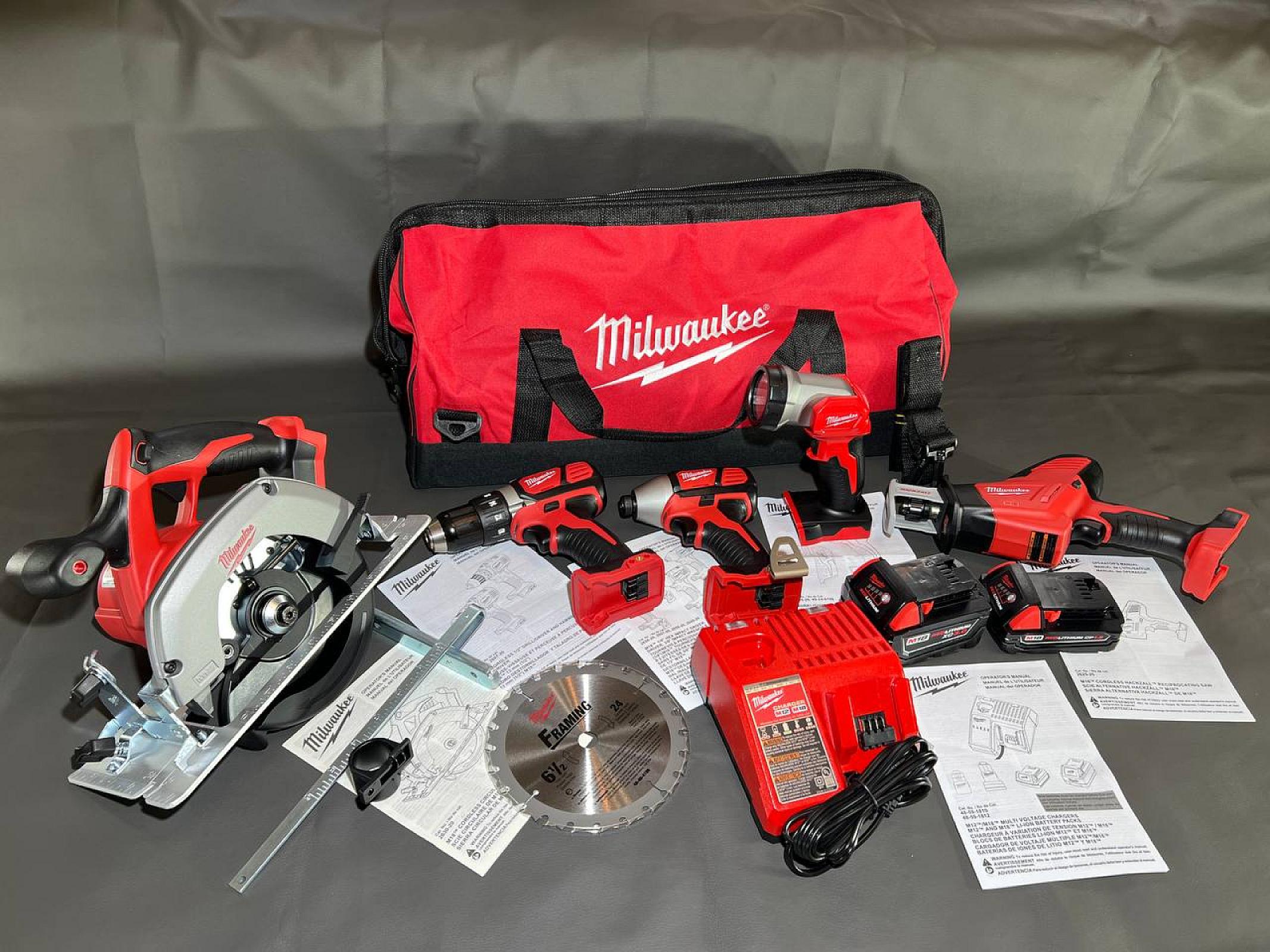 Milwaukee 2695-25CX Великий комплект з 5 інструментів