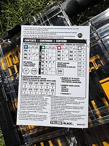 Набір свердел і біт для свердління та загвинчування DWAFE100SET DEWALT ELITE SERIES