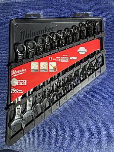 Набір комбінованих ключів Milwaukee 48-22-9511 MAX BITE Metric, 11 шт