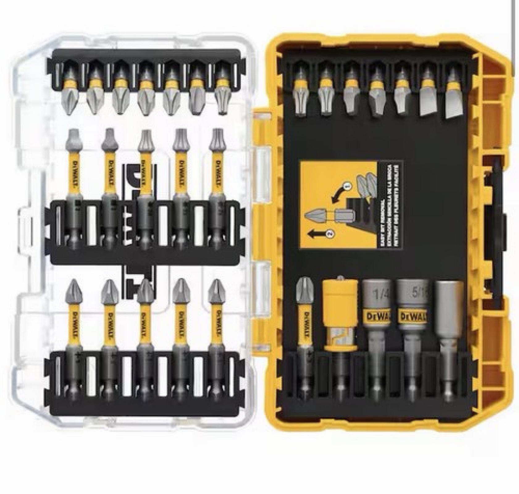 Набір шестигранних сталевих біт Dewalt MAXFIT ULTRA 1/4 дюйма (30 предметів)