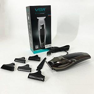 Акумуляторна машинка для стрижки VGR V-030, 5 насадок