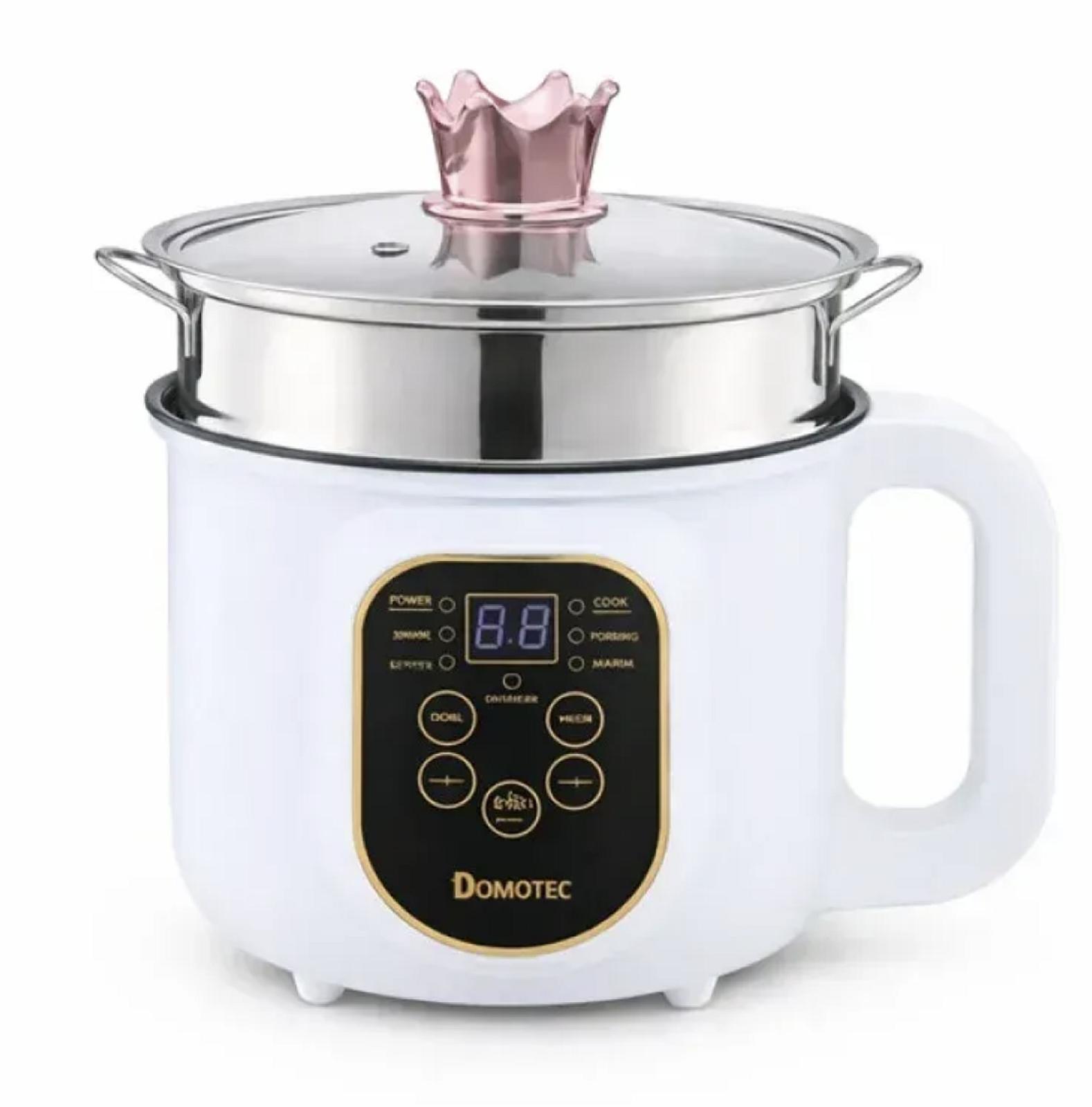 Електрична каструля-пароварка Domotec MS-7729, 1,8 л, 2000 Вт