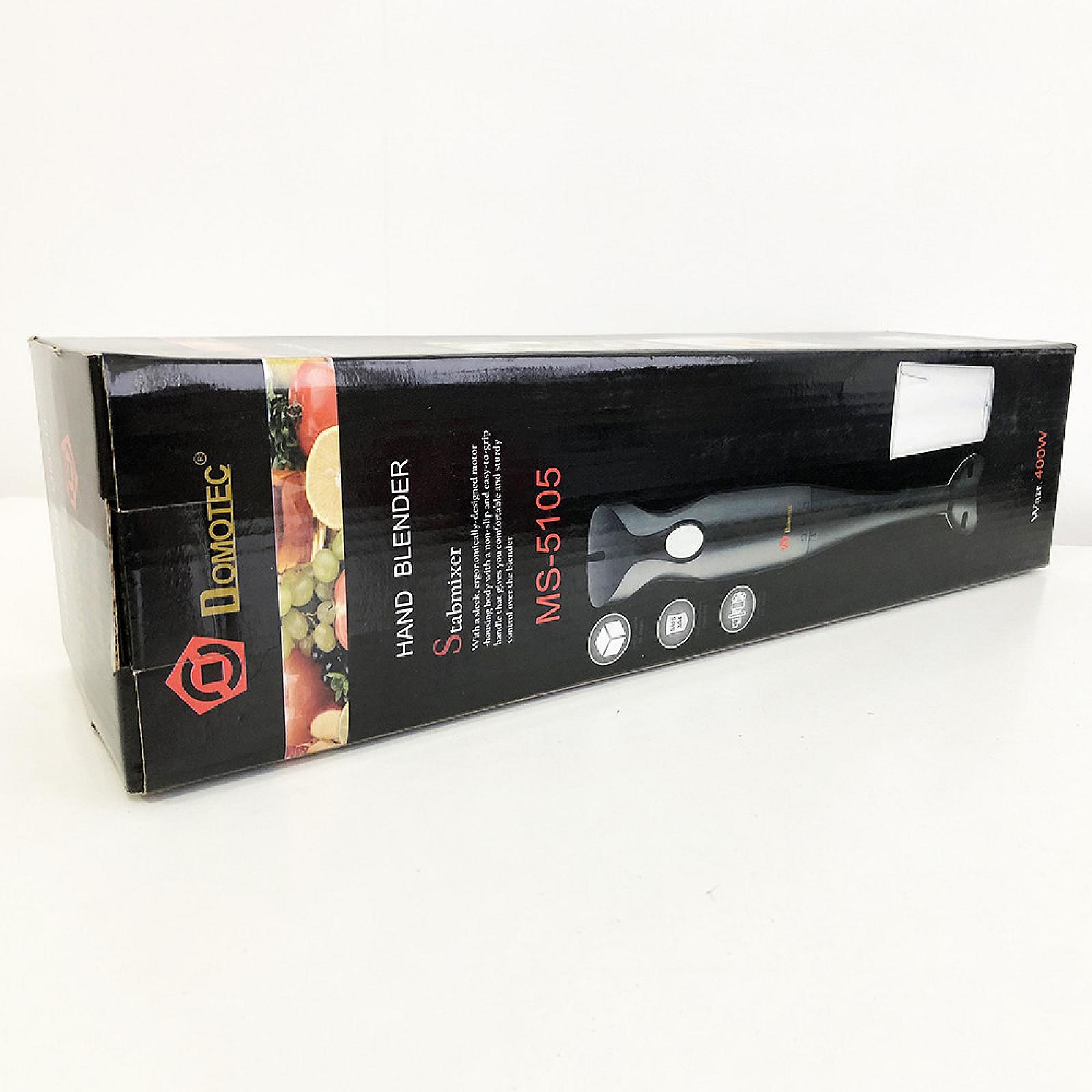 Занурювальний блендер Domotec MS-5105, 400 Вт, зі склянкою