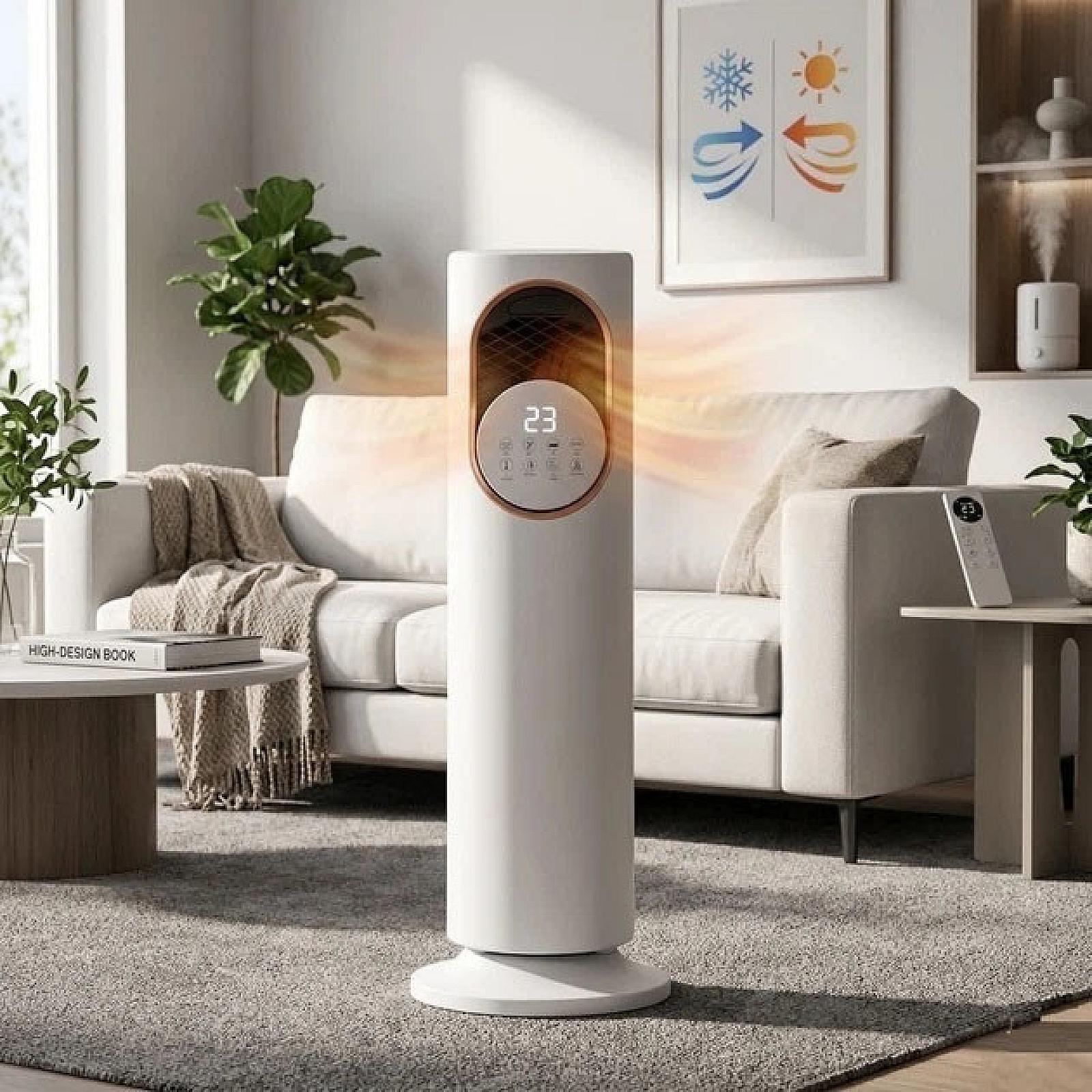 Підлоговий кондиціонер-обігрівач Domotec MS-1630 3 в 1 із зволожувачем