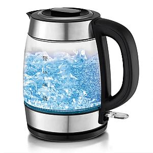 Електрочайник Domotec MS-7946 скляний, 1,7 л, 2200 Вт