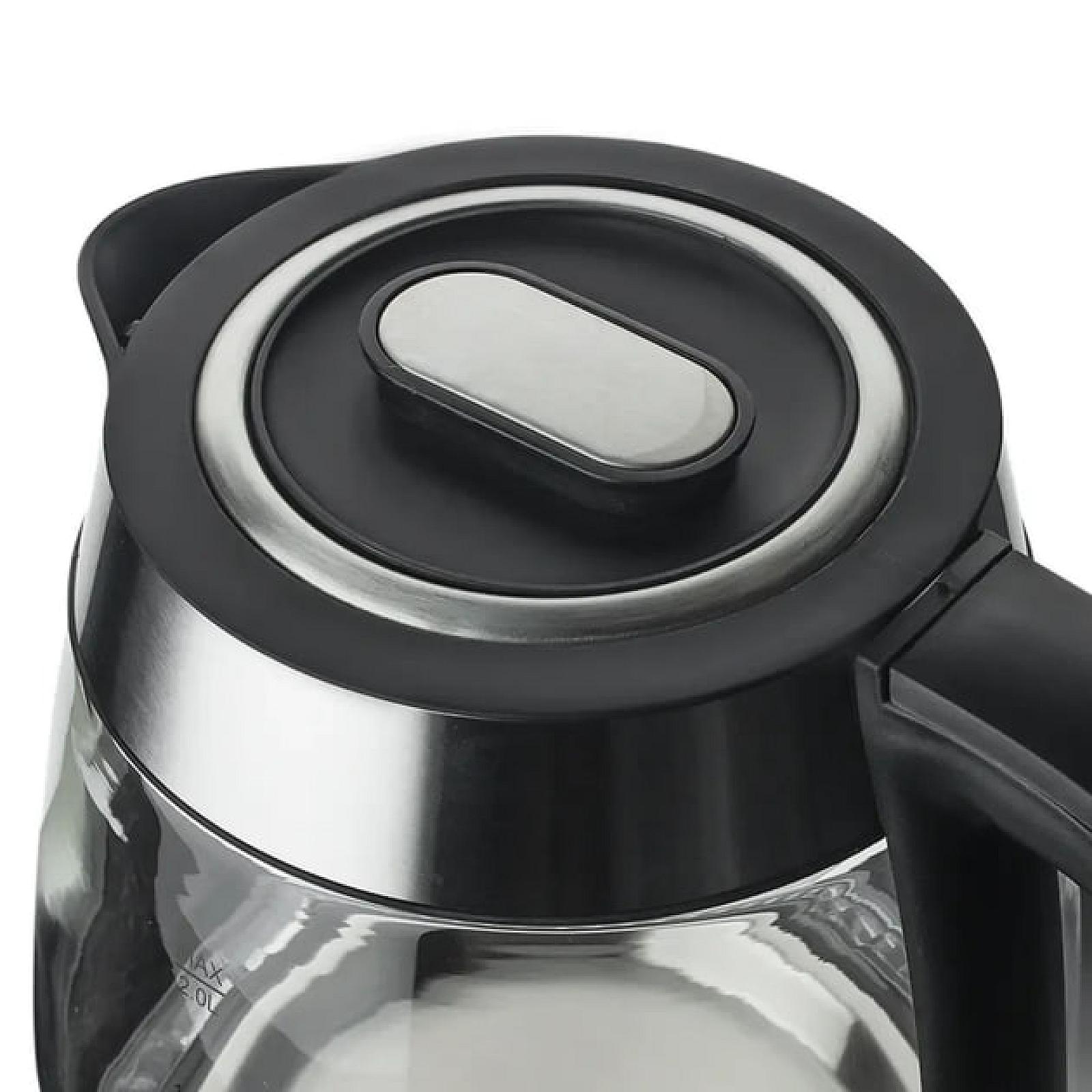 Електрочайник Domotec MS-7946 скляний, 1,7 л, 2200 Вт